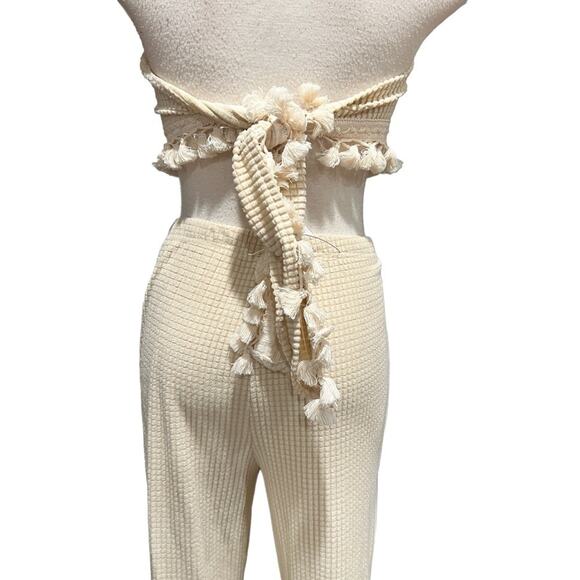 SALANT Women's Two-Piece Suit - Solid Tube Top & Pants Set Size Small - Picture 7 of 8